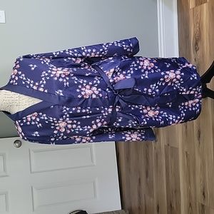 Women's satin summer robe